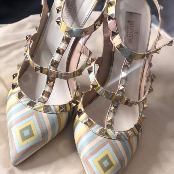 VALENTINO HARLEQUIN PRINT ROCKSTUD - Picture 2 of 8